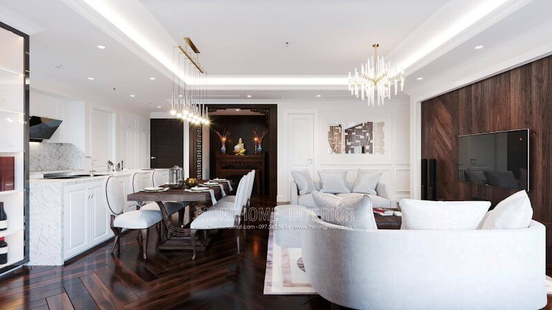 Thiết kế nội thất chung cư đẹp đầy ấn tượng Thiết kế chung cư