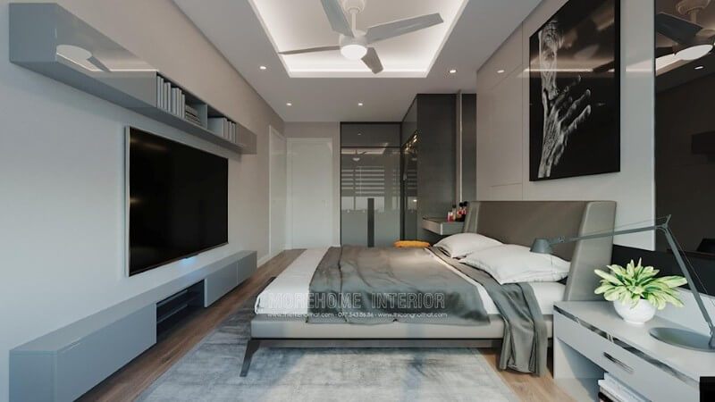 Thiết kế nội thất phòng ngủ bố mẹ phong cách hiện đại